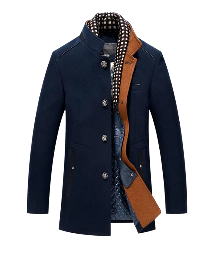 BASTIEN | Trench-coat en laine pour homme