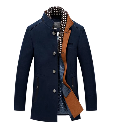 BASTIEN | Trench-coat en laine pour homme