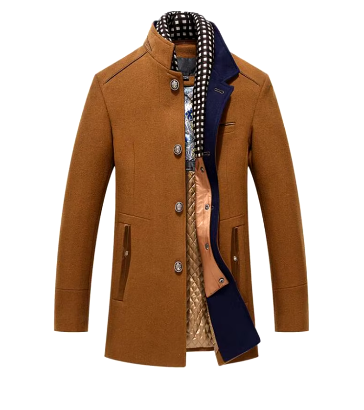 BASTIEN | Trench-coat en laine pour homme