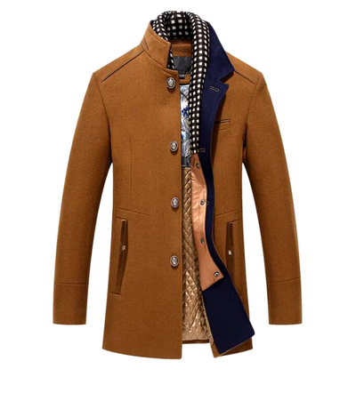 BASTIEN | Trench-coat en laine pour homme