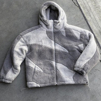 Veste Homme En Laine D'Agneau Fermeture Éclair Confortable
