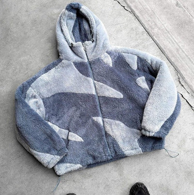 Veste Homme En Laine D'Agneau Avec Fermeture Éclair Confortable