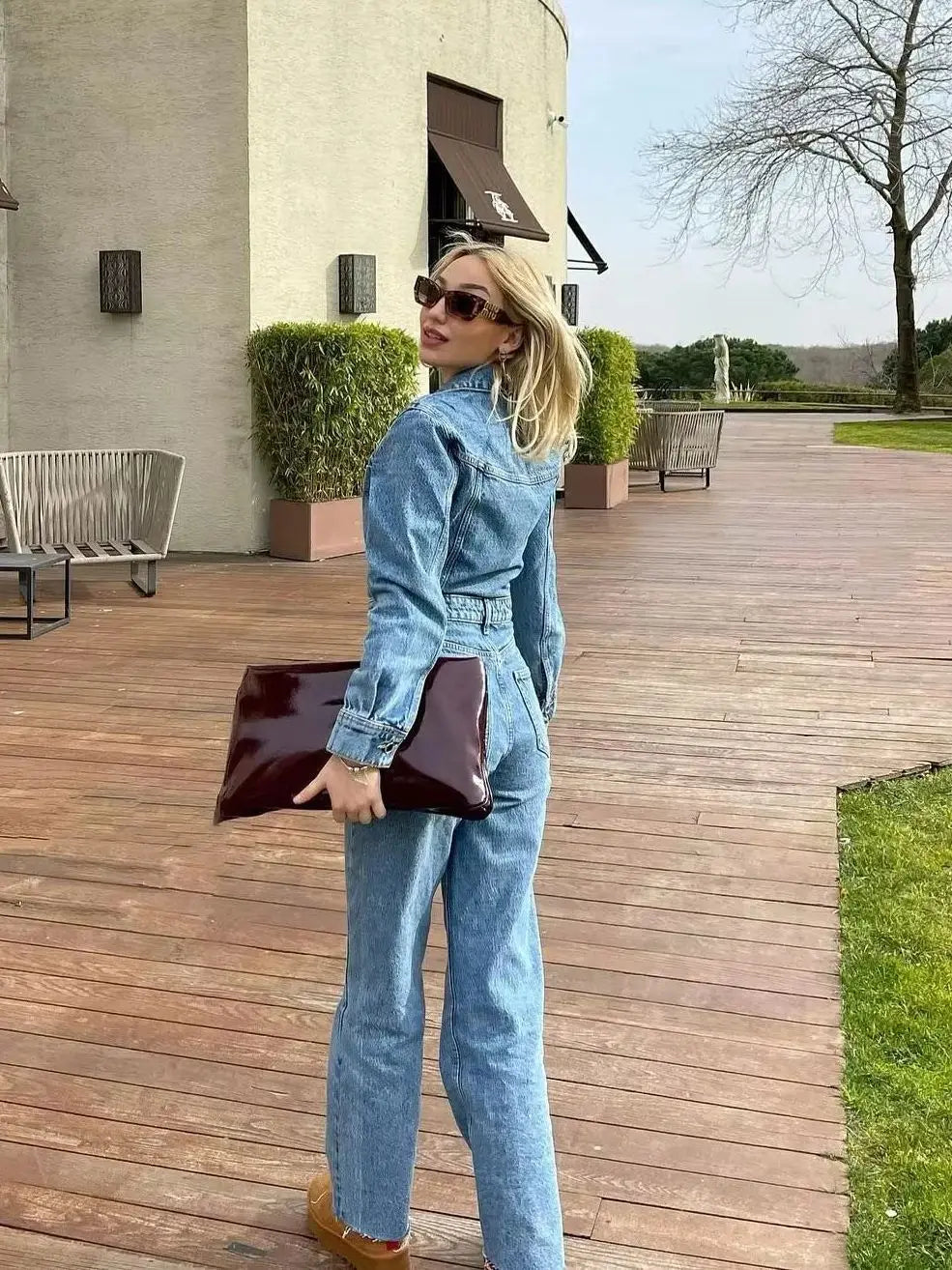 Cosette - Combinaison Fashion Denim pour femme - une légèreté stylée