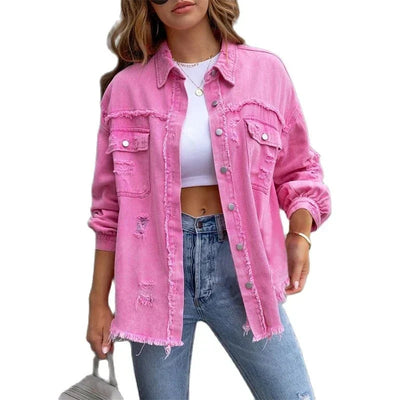 Veste en jean pour femme