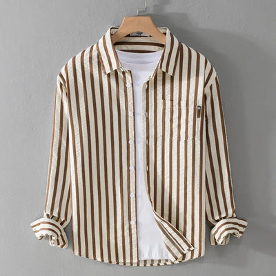 TYLER | Chemise boutonnée en lin