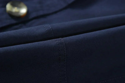 Callum - Trench-coat long à la mode pour hommes