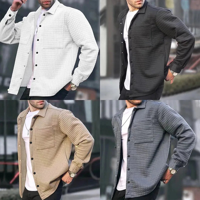 Josiah - Chemise à motif gaufré