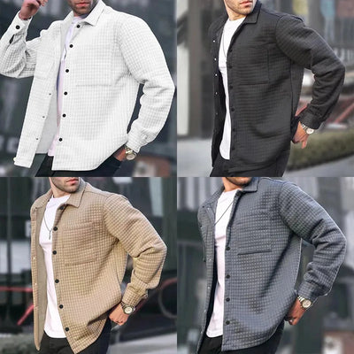 Josiah - Chemise à motif gaufré