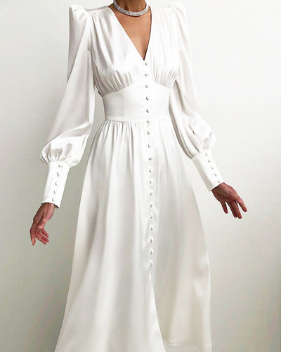 Shyama | Robe satinée élégante pour femmes