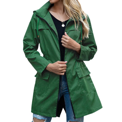Monroe - Imperméable avec capuche pour femmes