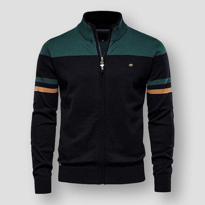 Diego - Blouson bombardier rétro à rayures