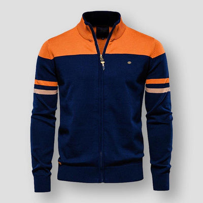 Diego - Blouson bombardier rétro à rayures