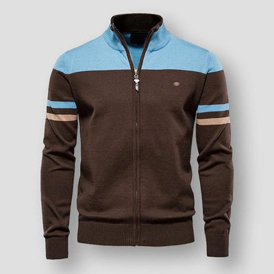 Diego - Blouson bombardier rétro à rayures