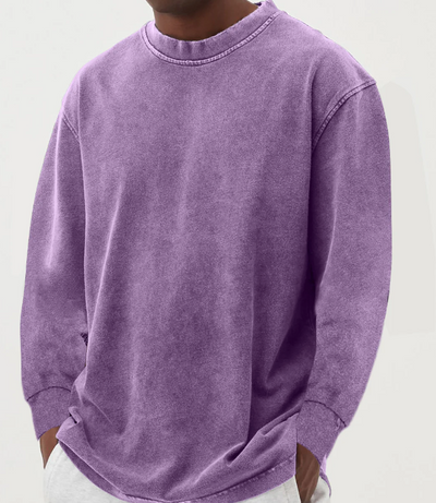 DEREK | Chemise à manches longues de couleur blanchie