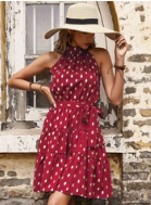 GINA | Robe évasée à pois