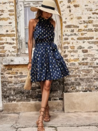GINA | Robe évasée à pois