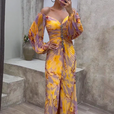 CRISTINA | Robe élégante à col en V