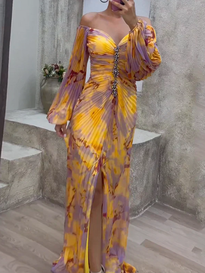 CRISTINA | Robe élégante à col en V