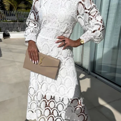 CHRISTINE | Robe en dentelle