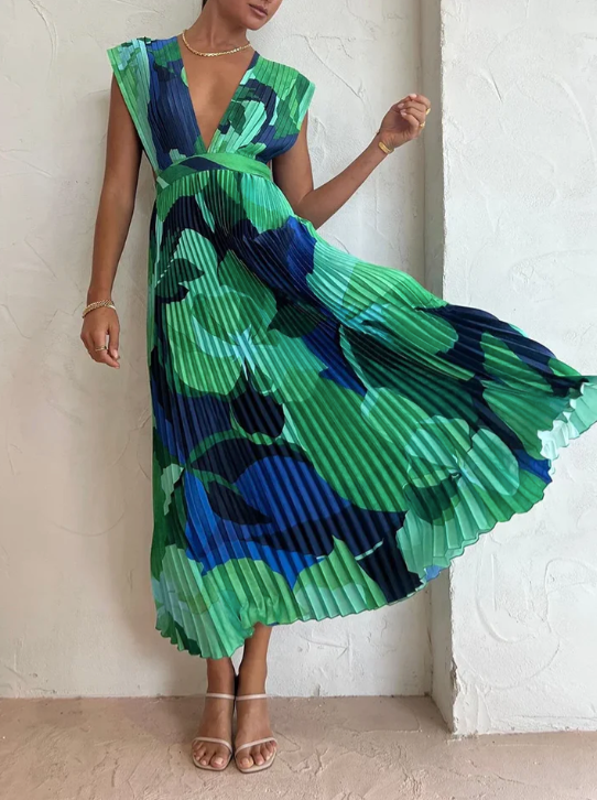 SIERRA | Robe Élégante à Encolure en V
