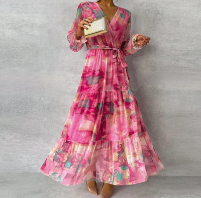 OLIVIA | Robe élégante à décolleté en V