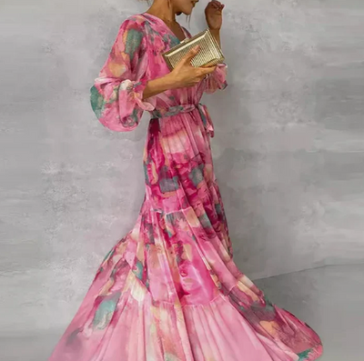 OLIVIA | Robe élégante à décolleté en V