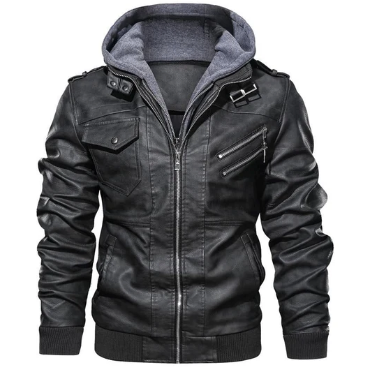 HECTOR | Veste en cuir synthétique