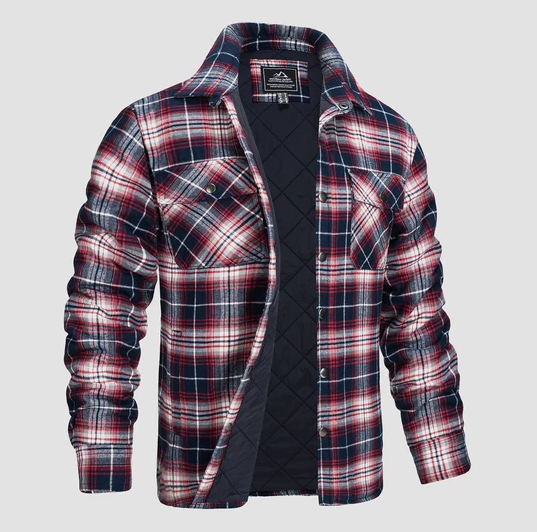 ALEX | Bomber à carreaux au design polyvalent