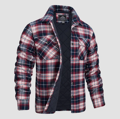 ALEX | Bomber à carreaux au design polyvalent