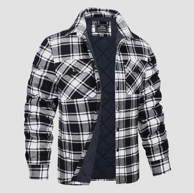 ALEX | Bomber à carreaux au design polyvalent