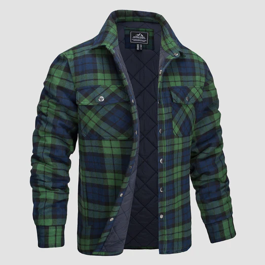 ALEX | Bomber à carreaux au design polyvalent