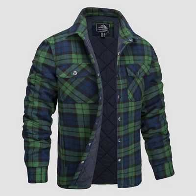 ALEX | Bomber à carreaux au design polyvalent