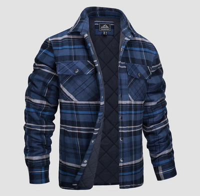 ALEX | Bomber à carreaux au design polyvalent