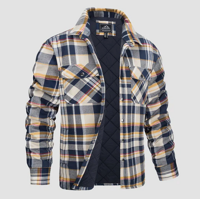 ALEX | Bomber à carreaux au design polyvalent