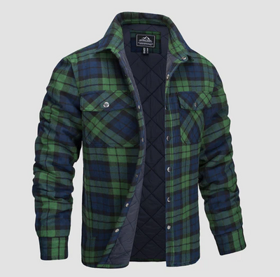 ALEX | Bomber à carreaux au design polyvalent