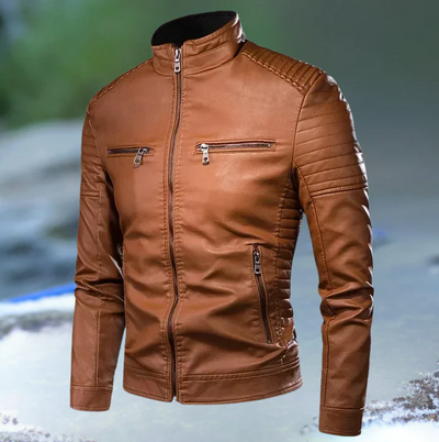 BERNULF | Veste en cuir vintage
