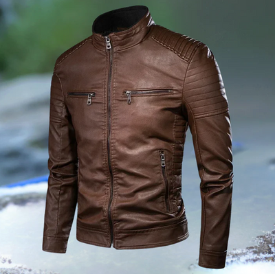 BERNULF | Veste en cuir vintage