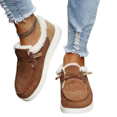 Saige - Semelle intérieure en peluche douce Chaussures d'hiver pour femmes