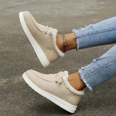 Saige - Semelle intérieure en peluche douce Chaussures d'hiver pour femmes