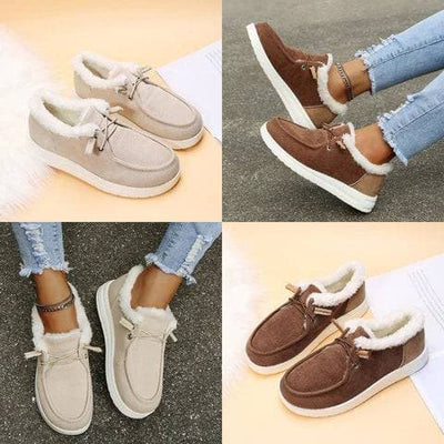 Saige - Semelle intérieure en peluche douce Chaussures d'hiver pour femmes
