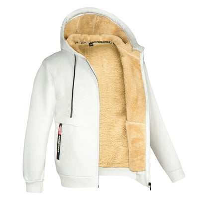 Asher - Cardigan en laine Sherpa