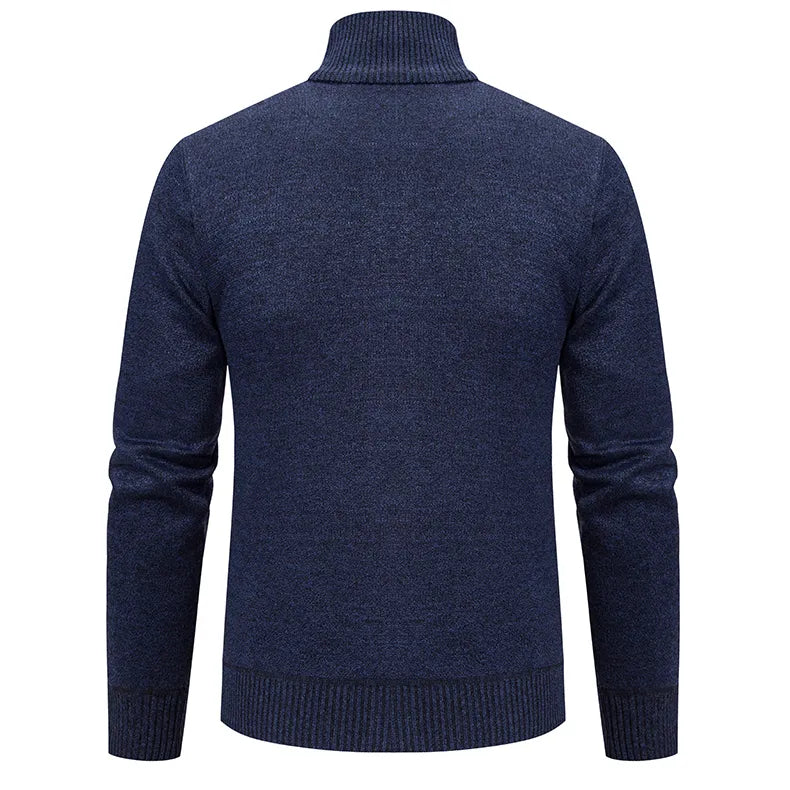 Quentin - Veste en tricot avec fermeture éclair pour hommes
