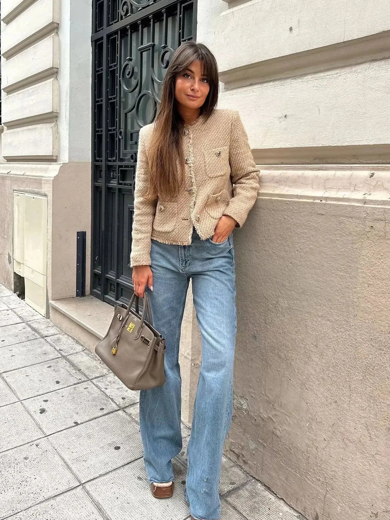Fallora - Manteau de laine élégant
