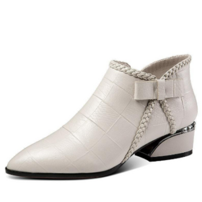 Jaelle - Bottes à talons bas confortables pour dames
