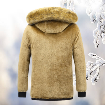 Muhammad - Restez au chaud et élégant avec la parka coupe-vent avec capuche en fourrure