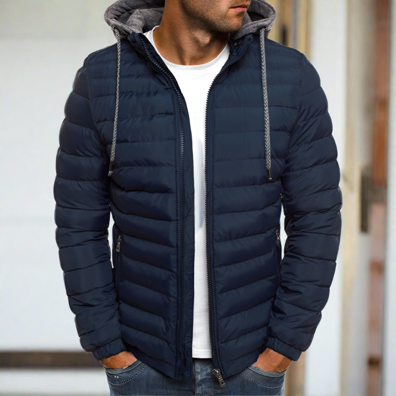 Tobias - Veste matelassée chaude avec capuche