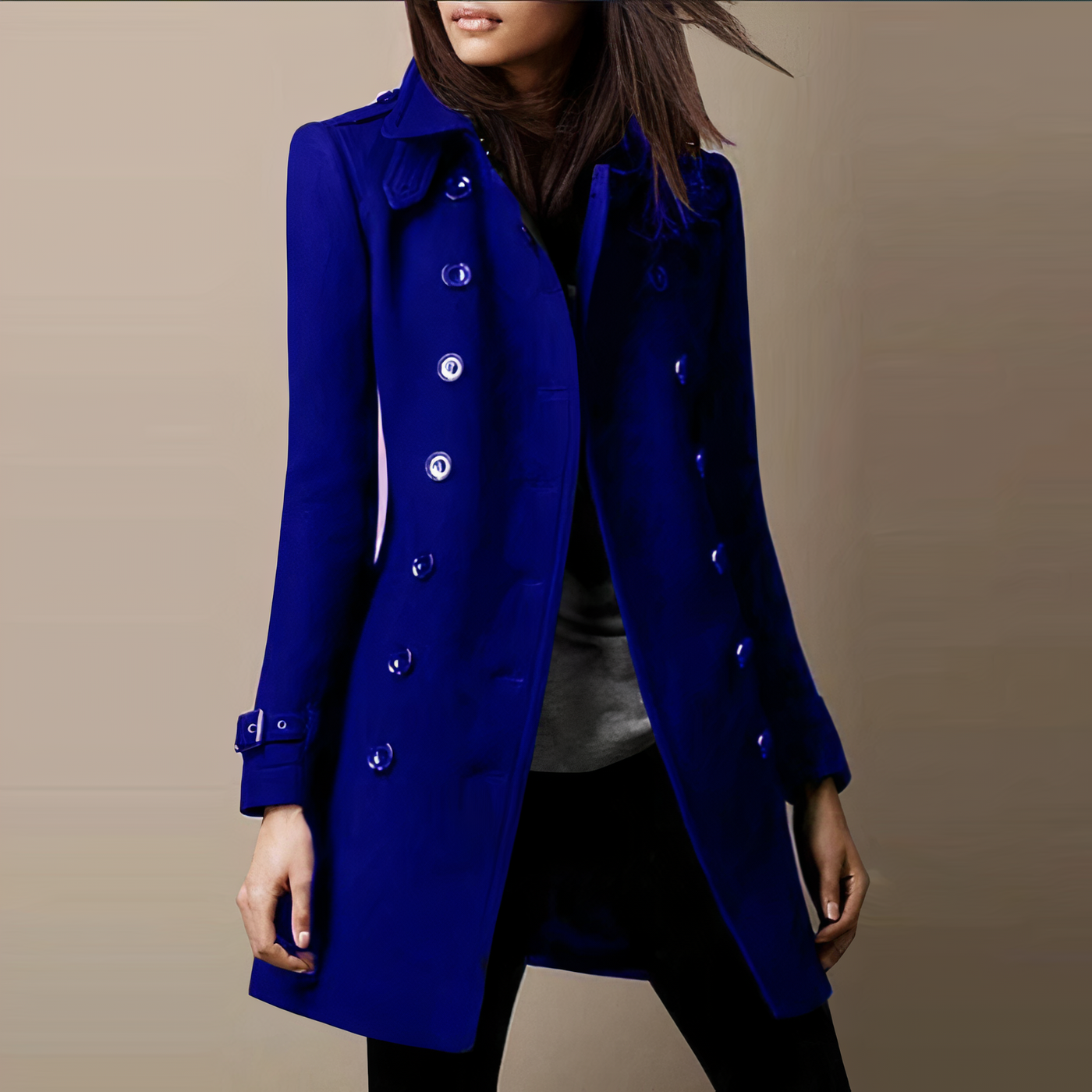 Katalina - Trench Long caot pour femmes