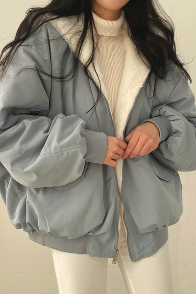 Elodie - Manteau d'hiver avec capuche en cachemire