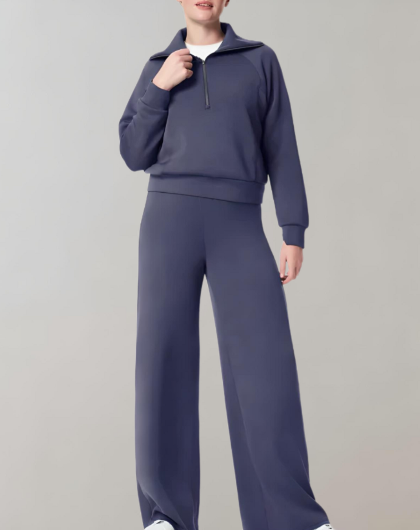 Delaney - Ensemble 2 pièces à manches longues et jambes larges