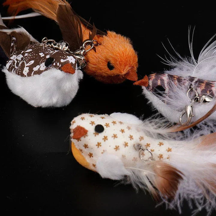 Jouet unique en forme d'oiseau pour chats - Parfait pour le plaisir de jeu